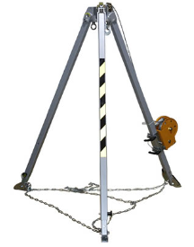 地震救援中救援三脚架的稳固支撑与使用要点